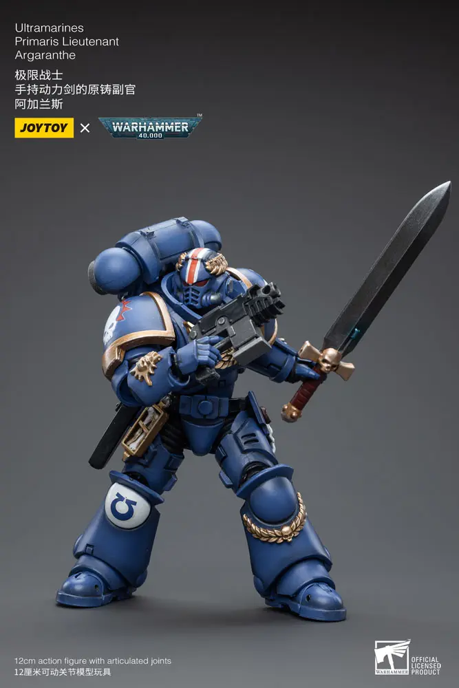 Warhammer 40k Actionfigur 1/18 Ultramarines Primaris Lieutenant Argaranthe 12 cm Produktfoto