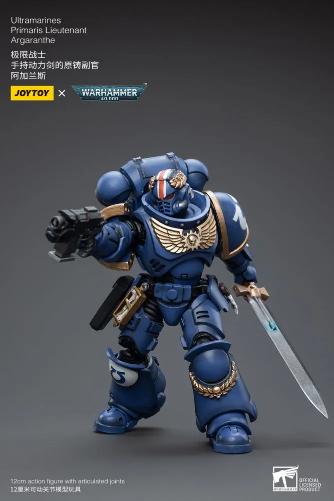 Warhammer 40k Actionfigur 1/18 Ultramarines Primaris Lieutenant Argaranthe 12 cm Produktfoto