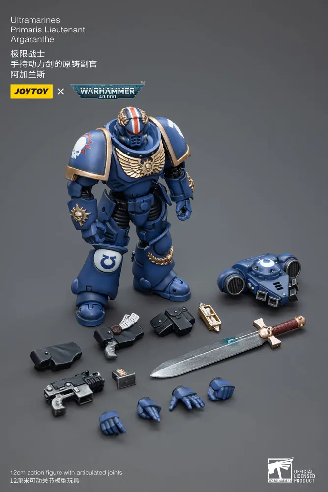 Warhammer 40k Actionfigur 1/18 Ultramarines Primaris Lieutenant Argaranthe 12 cm Produktfoto