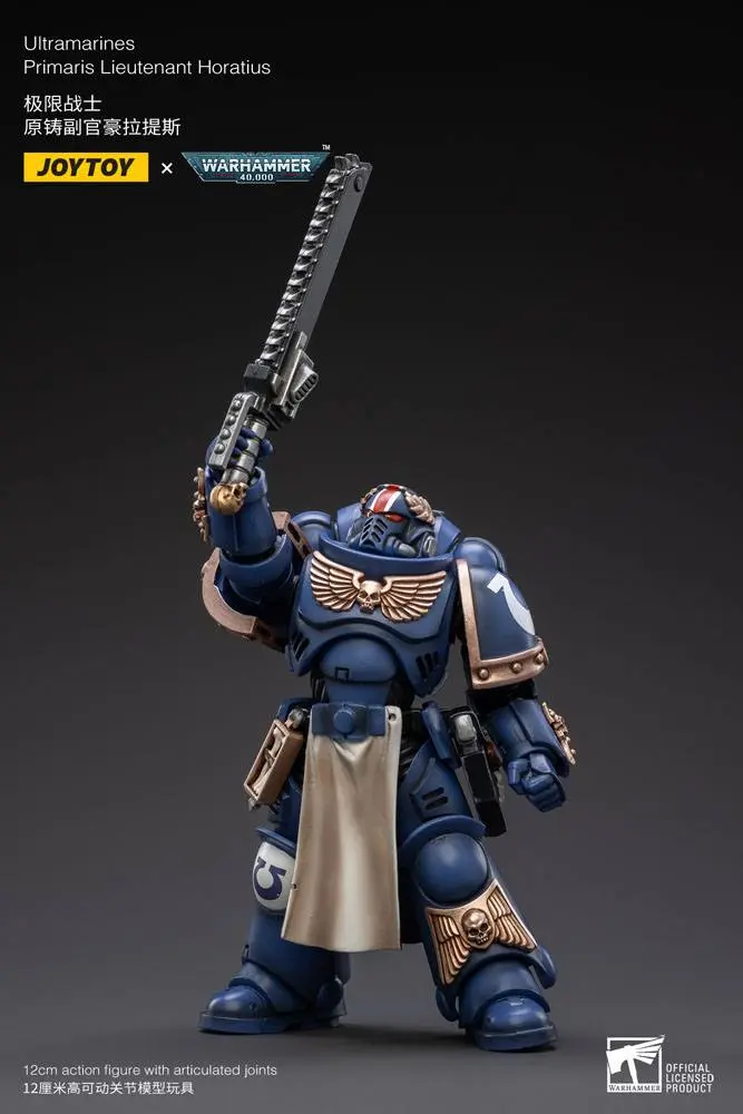 Warhammer 40k Actionfigur 1/18 Ultramarines Primaris Lieutenant Horatius 12 cm Produktfoto