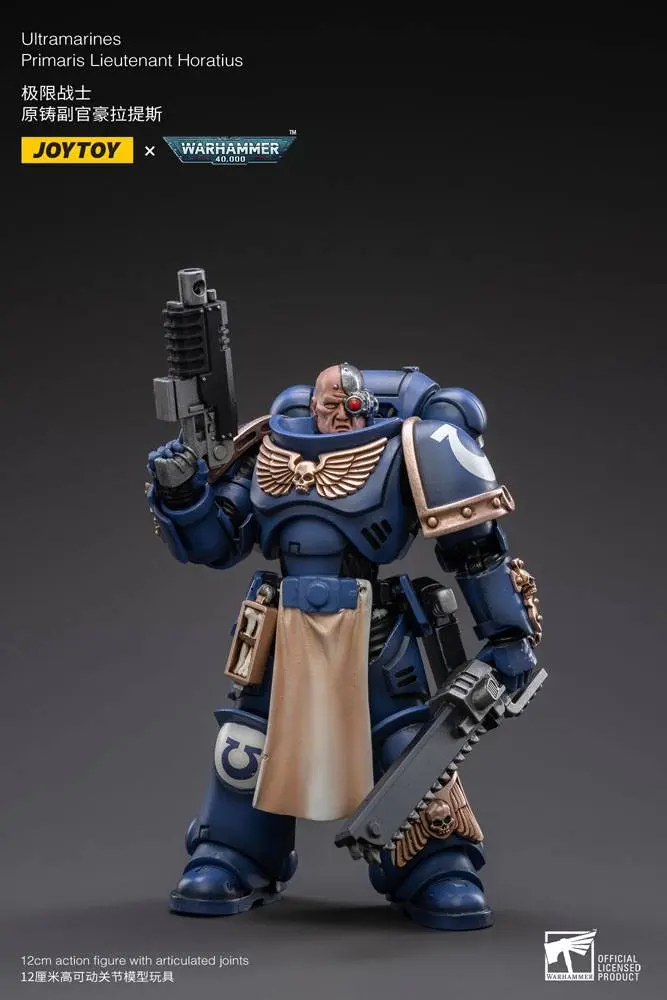 Warhammer 40k Actionfigur 1/18 Ultramarines Primaris Lieutenant Horatius 12 cm Produktfoto