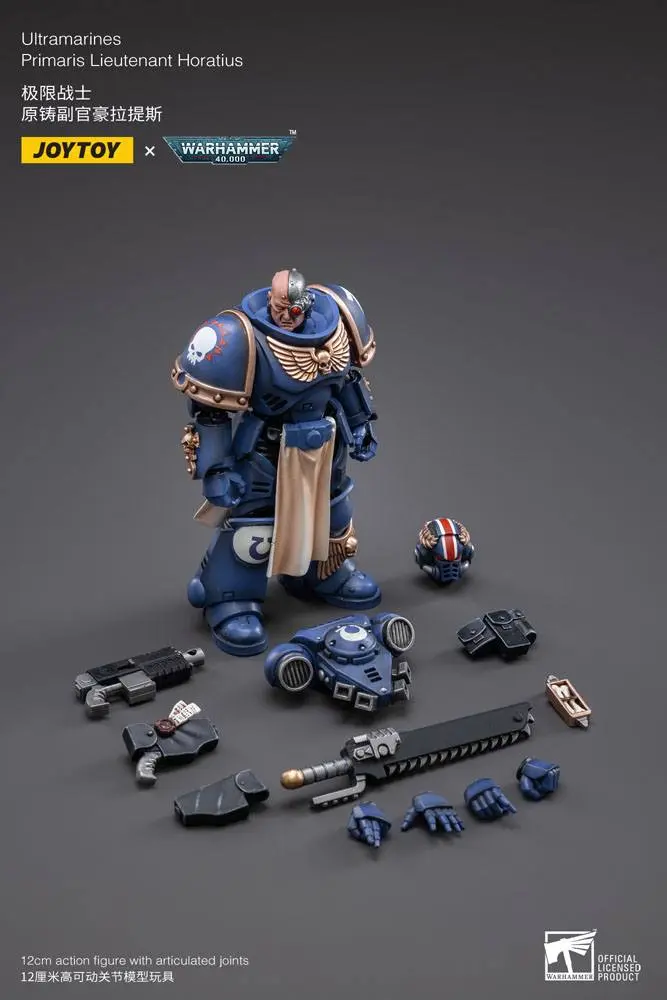 Warhammer 40k Actionfigur 1/18 Ultramarines Primaris Lieutenant Horatius 12 cm Produktfoto