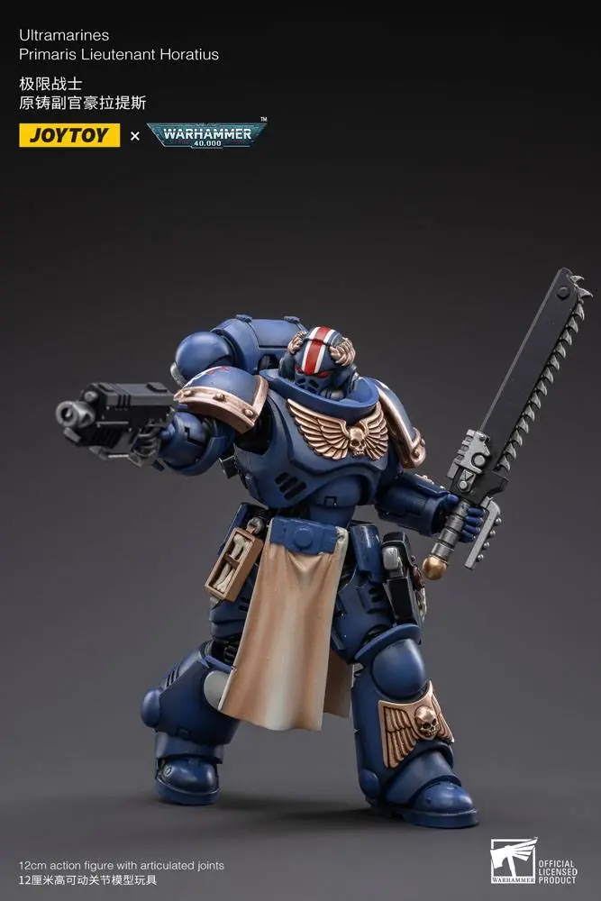 Warhammer 40k Actionfigur 1/18 Ultramarines Primaris Lieutenant Horatius 12 cm Produktfoto