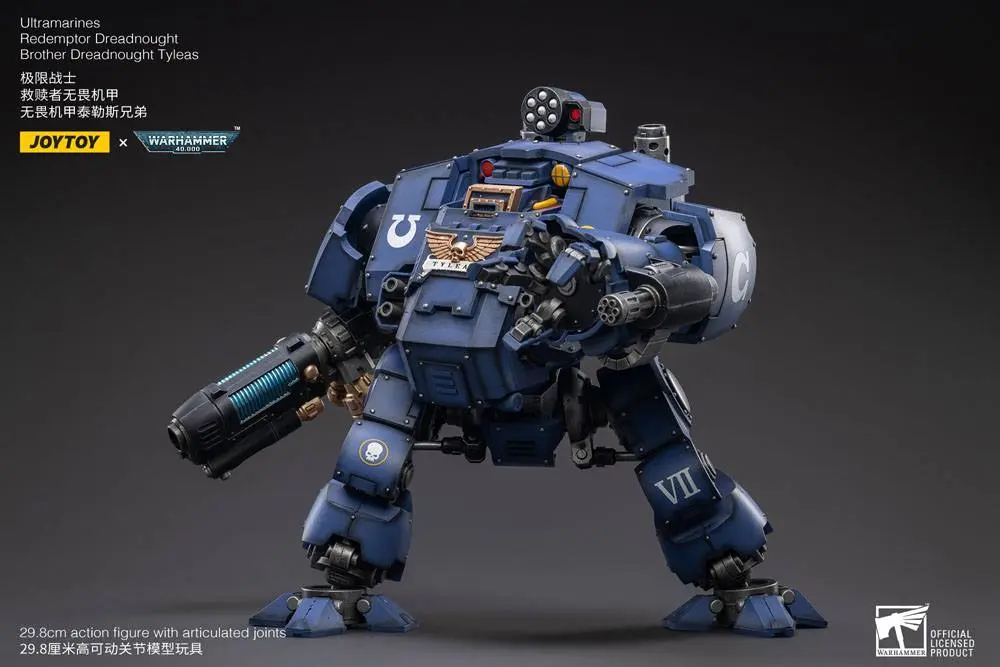 Warhammer 40k Actionfigur 1/18 Ultramarines Redemptor Dreadnought Brother Dreadnought Tyleas 30 cm Produktfoto