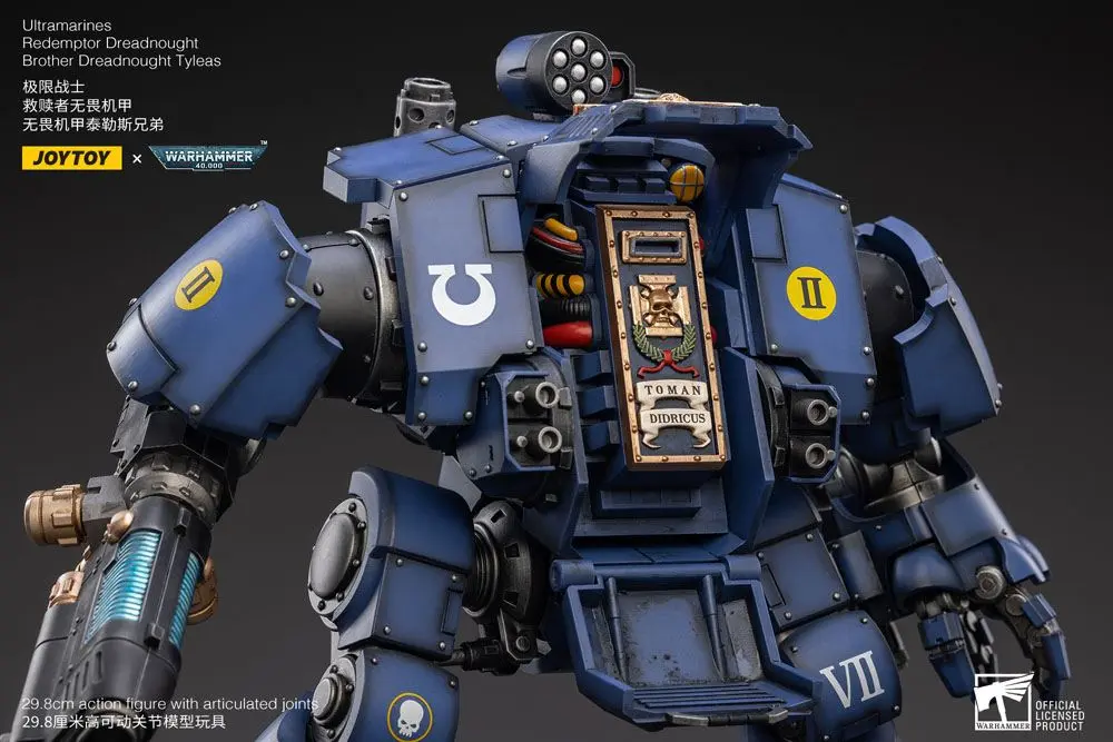 Warhammer 40k Actionfigur 1/18 Ultramarines Redemptor Dreadnought Brother Dreadnought Tyleas 30 cm Produktfoto