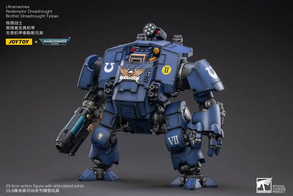 Warhammer 40k Actionfigur 1/18 Ultramarines Redemptor Dreadnought Brother Dreadnought Tyleas 30 cm Produktfoto