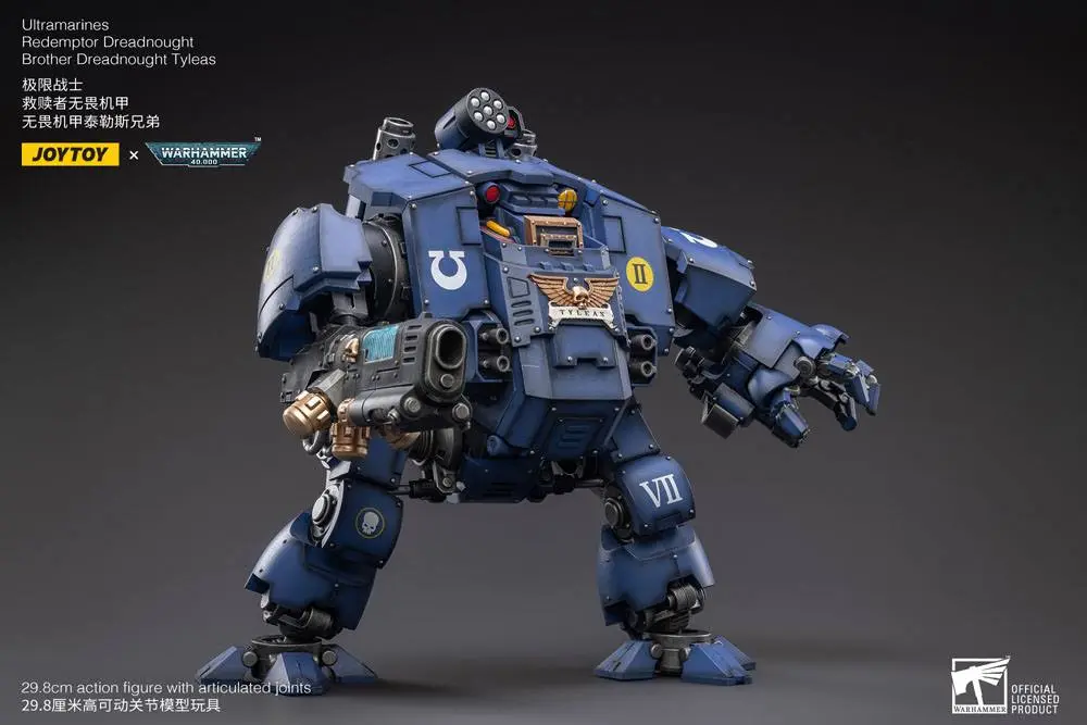 Warhammer 40k Actionfigur 1/18 Ultramarines Redemptor Dreadnought Brother Dreadnought Tyleas 30 cm Produktfoto