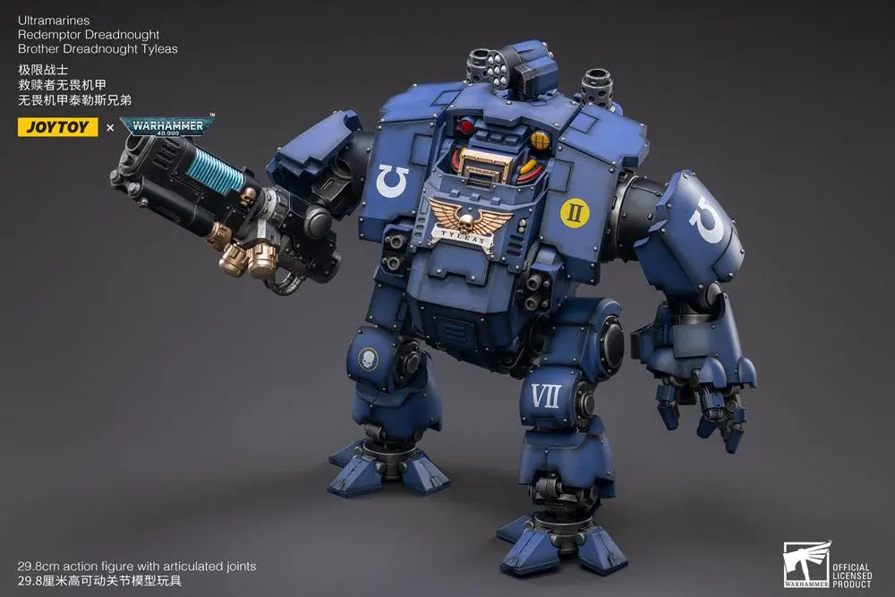 Warhammer 40k Actionfigur 1/18 Ultramarines Redemptor Dreadnought Brother Dreadnought Tyleas 30 cm Produktfoto