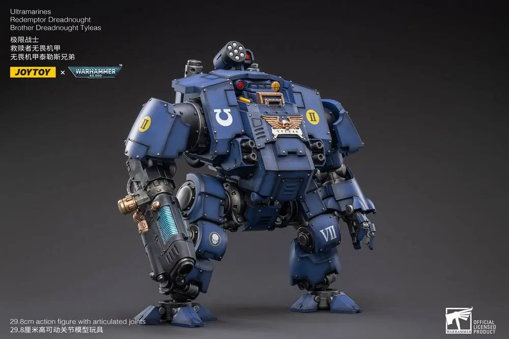 Warhammer 40k Actionfigur 1/18 Ultramarines Redemptor Dreadnought Brother Dreadnought Tyleas 30 cm Produktfoto