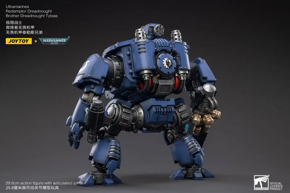 Warhammer 40k Actionfigur 1/18 Ultramarines Redemptor Dreadnought Brother Dreadnought Tyleas 30 cm Produktfoto