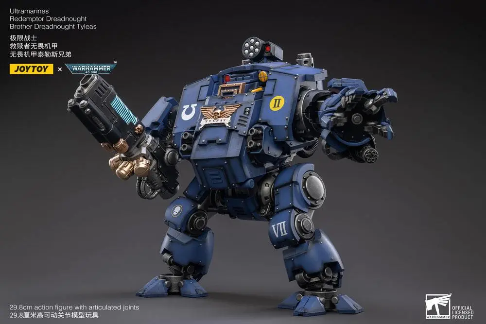 Warhammer 40k Actionfigur 1/18 Ultramarines Redemptor Dreadnought Brother Dreadnought Tyleas 30 cm Produktfoto