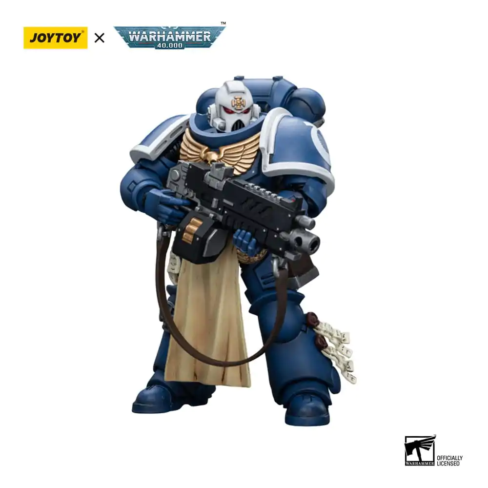 Warhammer 40k Actionfigur 1/18 Ultramarines Sternguard Veteran with Auto Bolt Rifle 12 cm Produktfoto