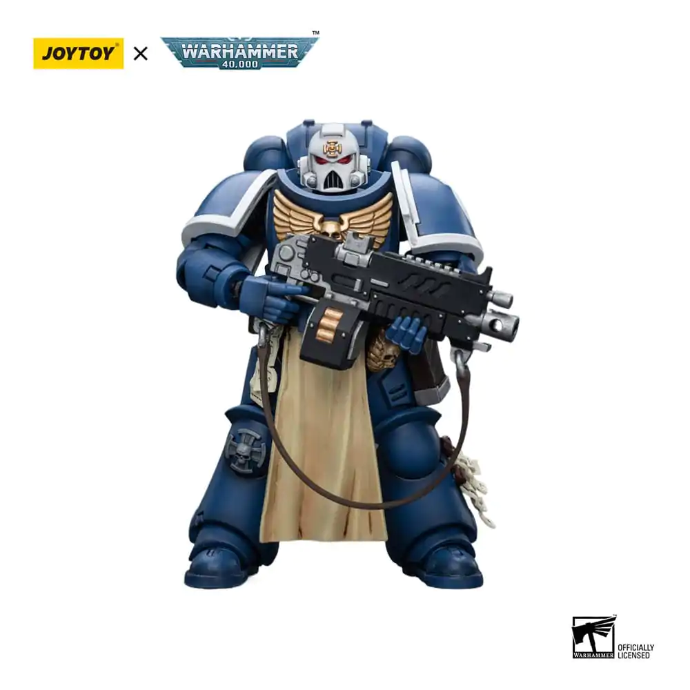 Warhammer 40k Actionfigur 1/18 Ultramarines Sternguard Veteran with Auto Bolt Rifle 12 cm Produktfoto