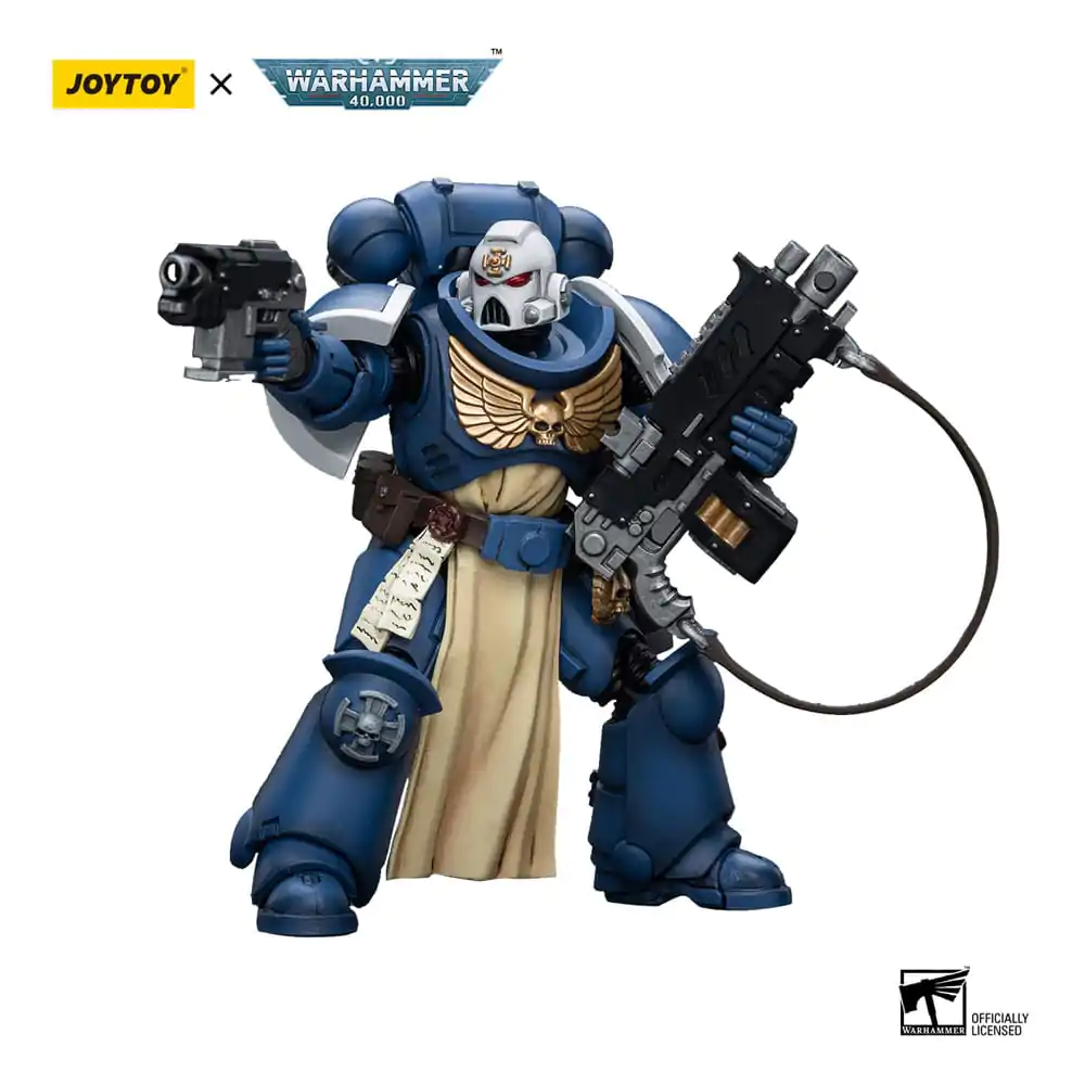 Warhammer 40k Actionfigur 1/18 Ultramarines Sternguard Veteran with Auto Bolt Rifle 12 cm Produktfoto