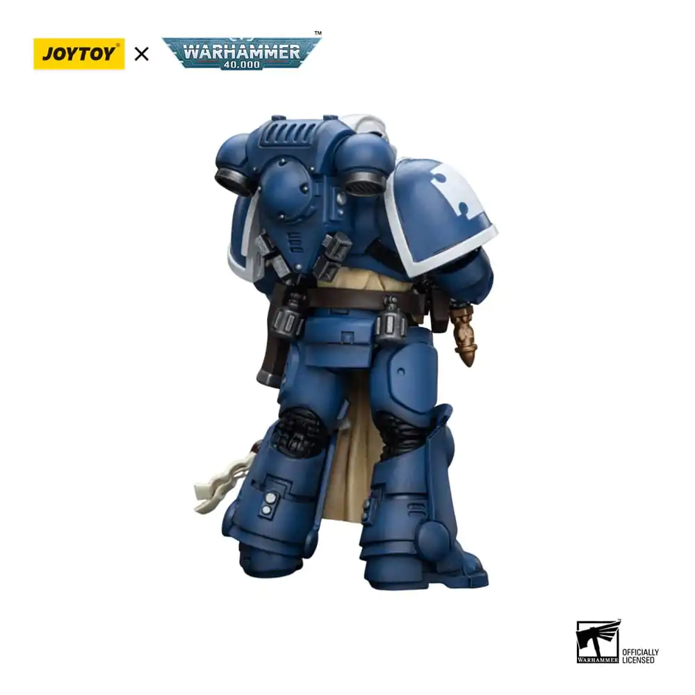 Warhammer 40k Actionfigur 1/18 Ultramarines Sternguard Veteran with Combi-Plasma 12 cm Produktfoto