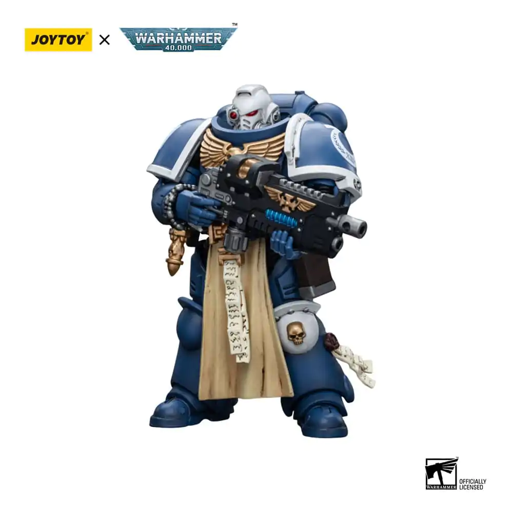 Warhammer 40k Actionfigur 1/18 Ultramarines Sternguard Veteran with Combi-Plasma 12 cm Produktfoto