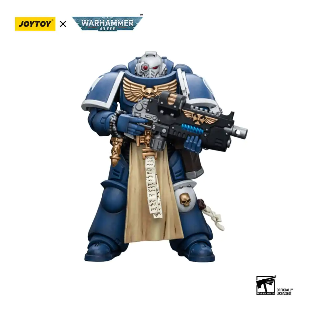Warhammer 40k Actionfigur 1/18 Ultramarines Sternguard Veteran with Combi-Plasma 12 cm Produktfoto