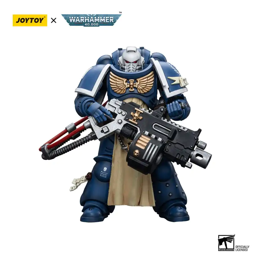 Warhammer 40k Actionfigur 1/18 Ultramarines Sternguard Veteran with Heavy Bolter 12 cm termékfotó