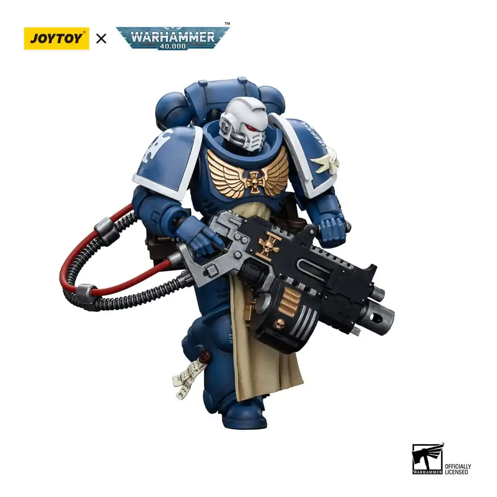 Warhammer 40k Actionfigur 1/18 Ultramarines Sternguard Veteran with Heavy Bolter 12 cm termékfotó