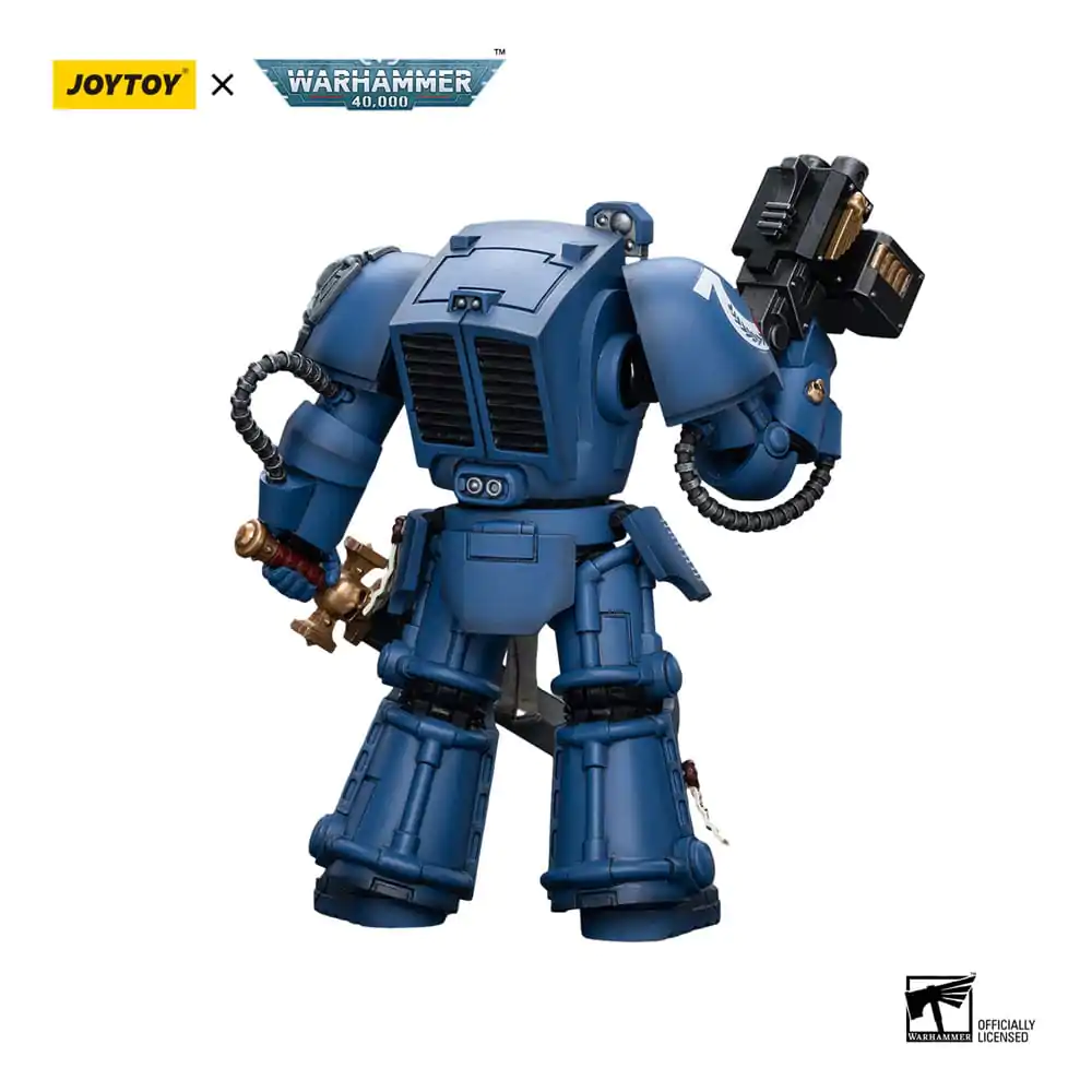 Warhammer 40k Actionfigur 1/18 Ultramarines Terminator Squad Sergeant with Power Sword and Teleport Homer 12 cm termékfotó