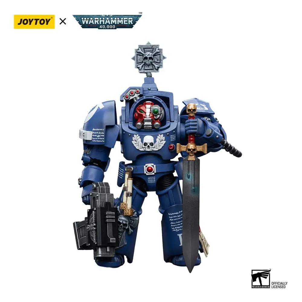 Warhammer 40k Actionfigur 1/18 Ultramarines Terminators Sergeant Terconon 12 cm Produktfoto