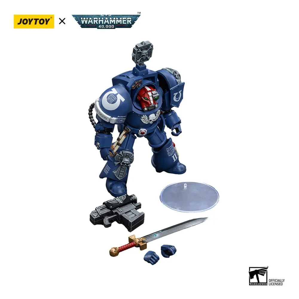 Warhammer 40k Actionfigur 1/18 Ultramarines Terminators Sergeant Terconon 12 cm Produktfoto