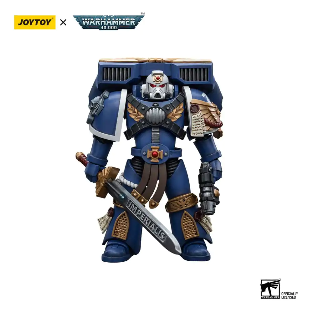 Warhammer 40k Actionfigur 1/18 Ultramarines Vanguard Veteran Sergeant 12 cm Produktfoto