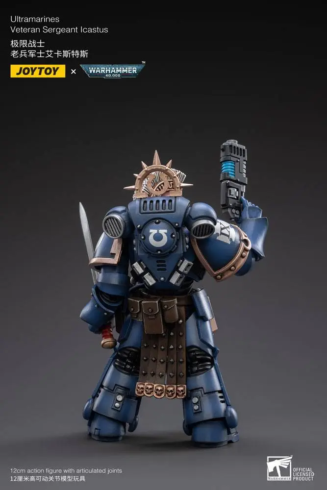 Warhammer 40k Actionfigur 1/18 Ultramarines Veteran Sergeant Icastus 12 cm Produktfoto