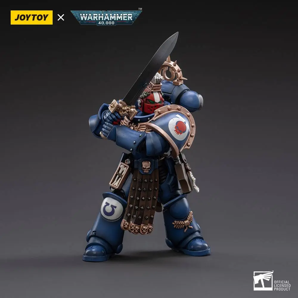 Warhammer 40k Actionfigur 1/18 Ultramarines Veteran Sergeant Icastus 12 cm Produktfoto