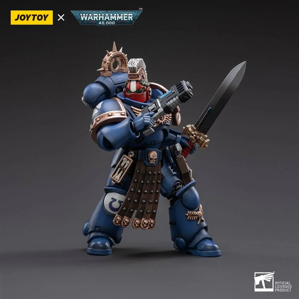 Warhammer 40k Actionfigur 1/18 Ultramarines Veteran Sergeant Icastus 12 cm Produktfoto