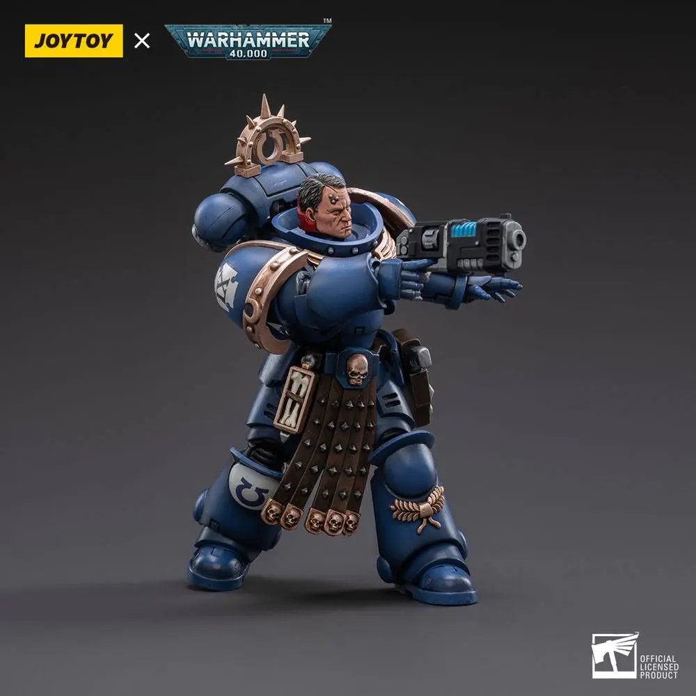 Warhammer 40k Actionfigur 1/18 Ultramarines Veteran Sergeant Icastus 12 cm Produktfoto