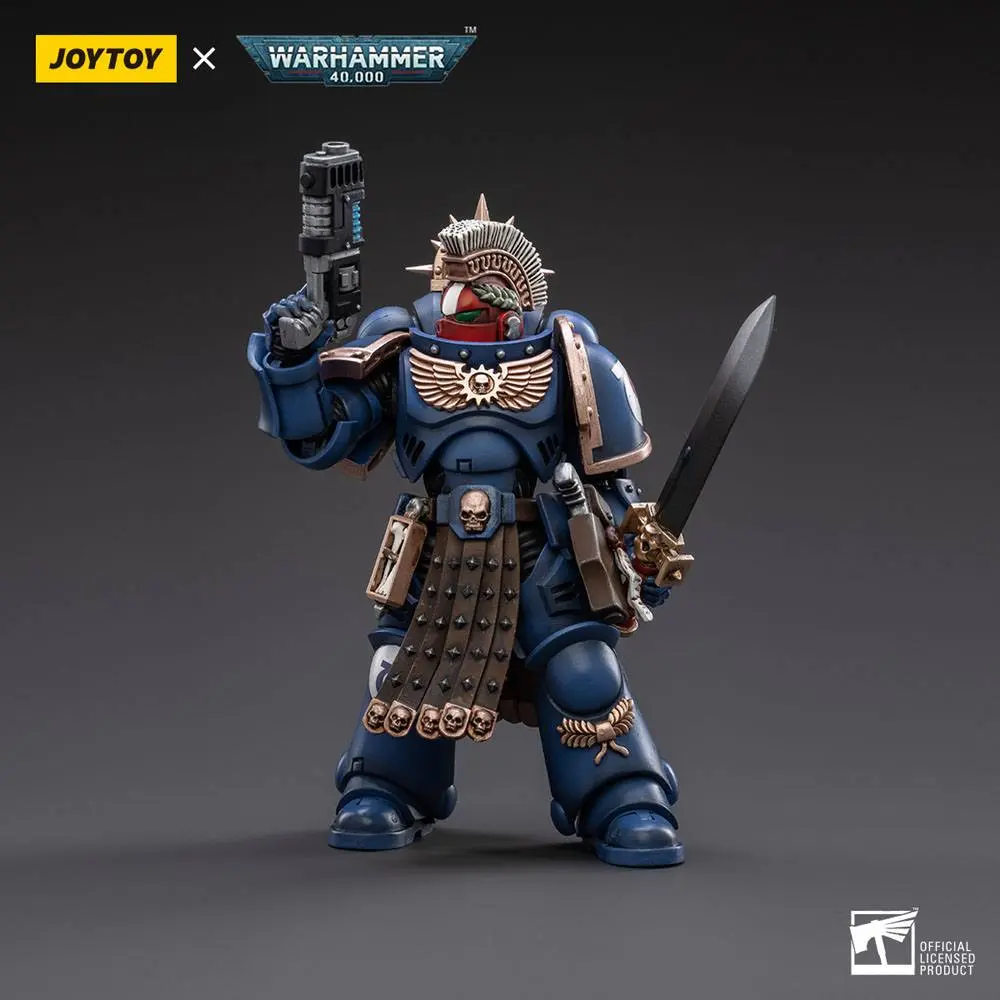 Warhammer 40k Actionfigur 1/18 Ultramarines Veteran Sergeant Icastus 12 cm Produktfoto