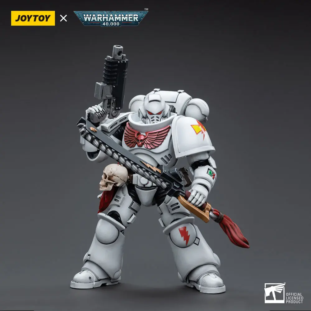 Warhammer 40k Actionfigur 1/18 White Scars Assault Intercessor Brother Batjargal 12 cm Produktfoto