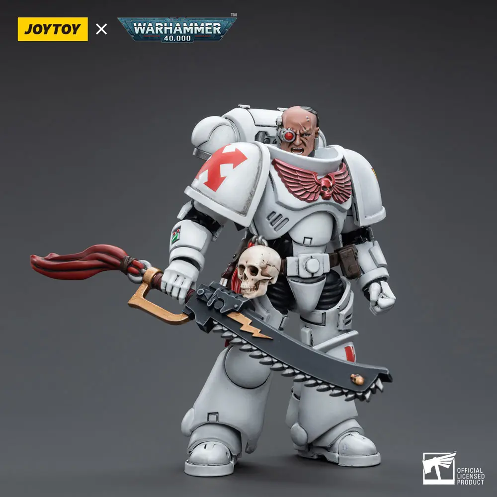 Warhammer 40k Actionfigur 1/18 White Scars Assault Intercessor Brother Batjargal 12 cm Produktfoto