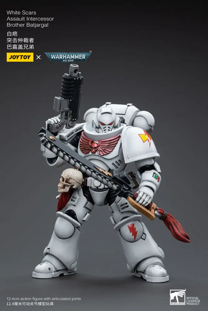 Warhammer 40k Actionfigur 1/18 White Scars Assault Intercessor Brother Batjargal 12 cm Produktfoto