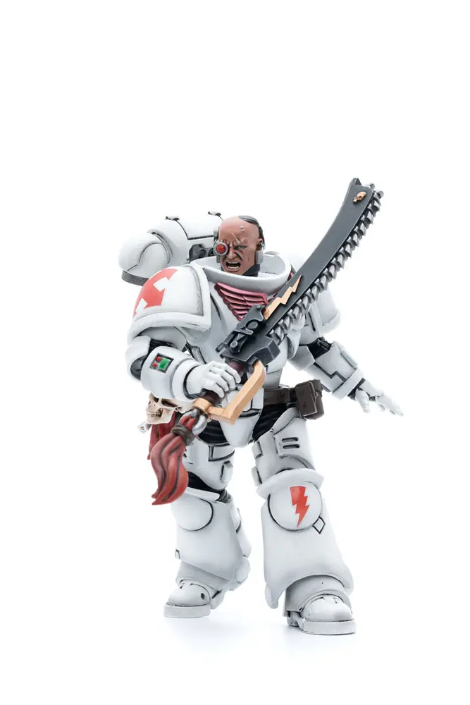 Warhammer 40k Actionfigur 1/18 White Scars Assault Intercessor Brother Batjargal 12 cm Produktfoto