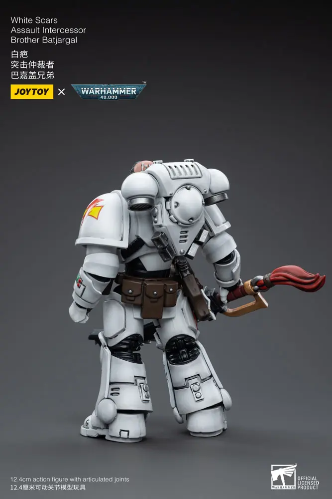 Warhammer 40k Actionfigur 1/18 White Scars Assault Intercessor Brother Batjargal 12 cm Produktfoto