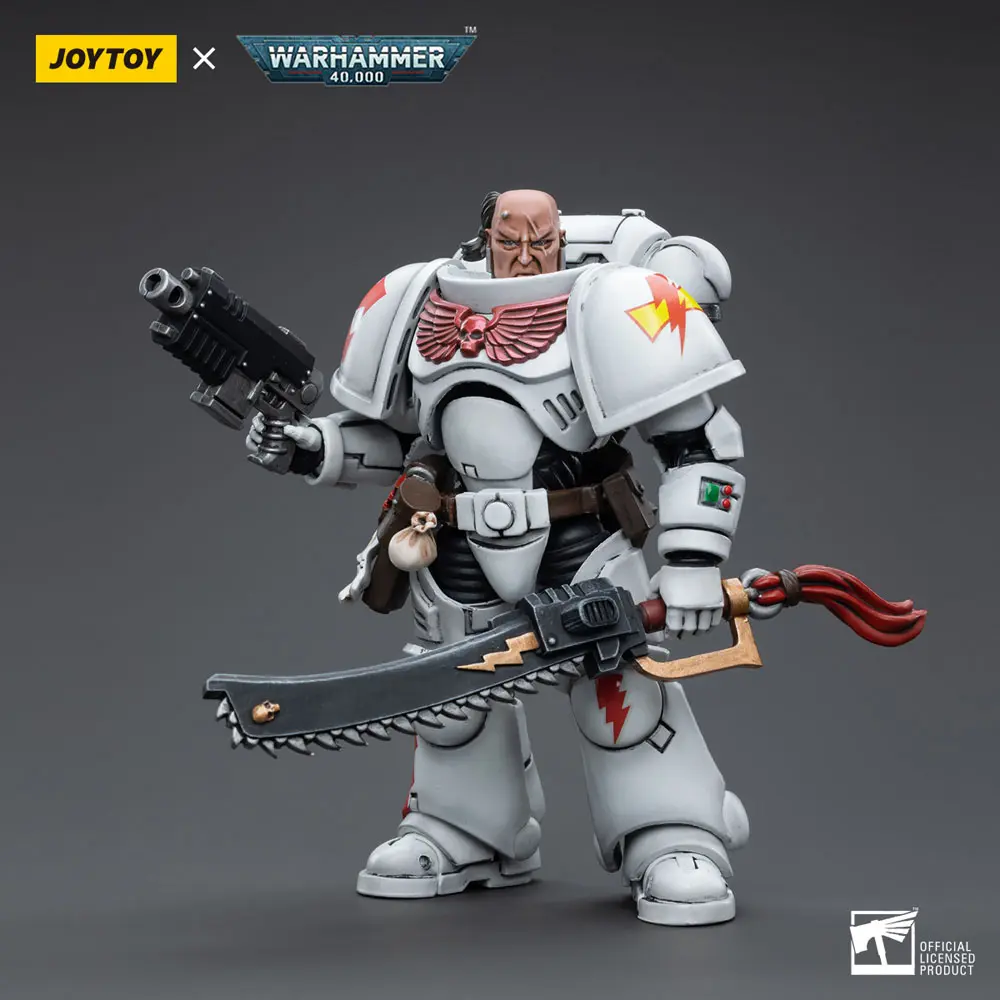 Warhammer 40k Actionfigur 1/18 White Scars Assault Intercessor Sergeant Tsendbaatar 12 cm termékfotó