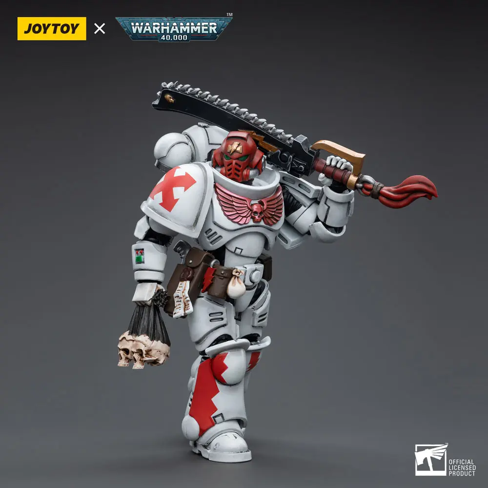 Warhammer 40k Actionfigur 1/18 White Scars Assault Intercessor Sergeant Tsendbaatar 12 cm termékfotó