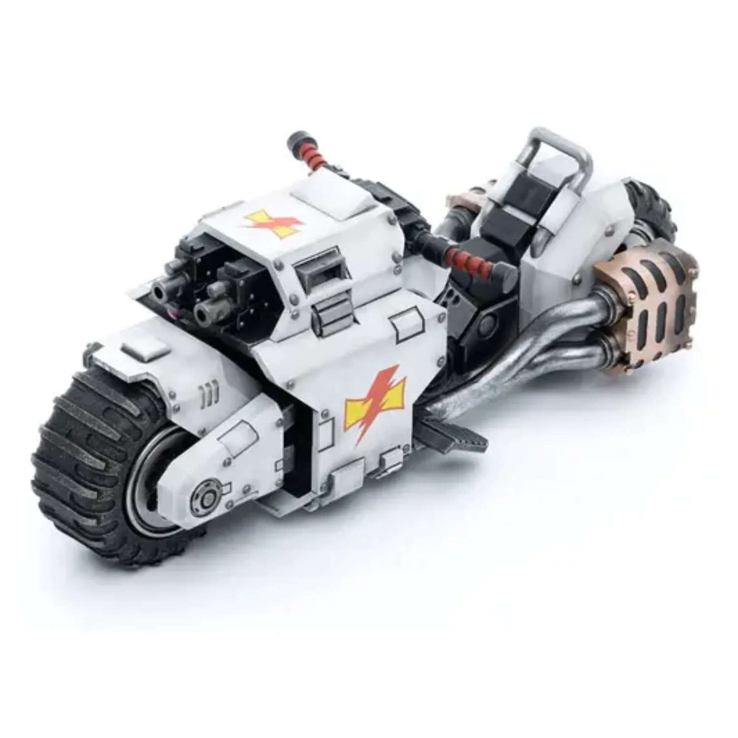 Warhammer 40k Fahrzeug 1/18 White Scars Raider-pattern Combat Bike 22 cm Produktfoto