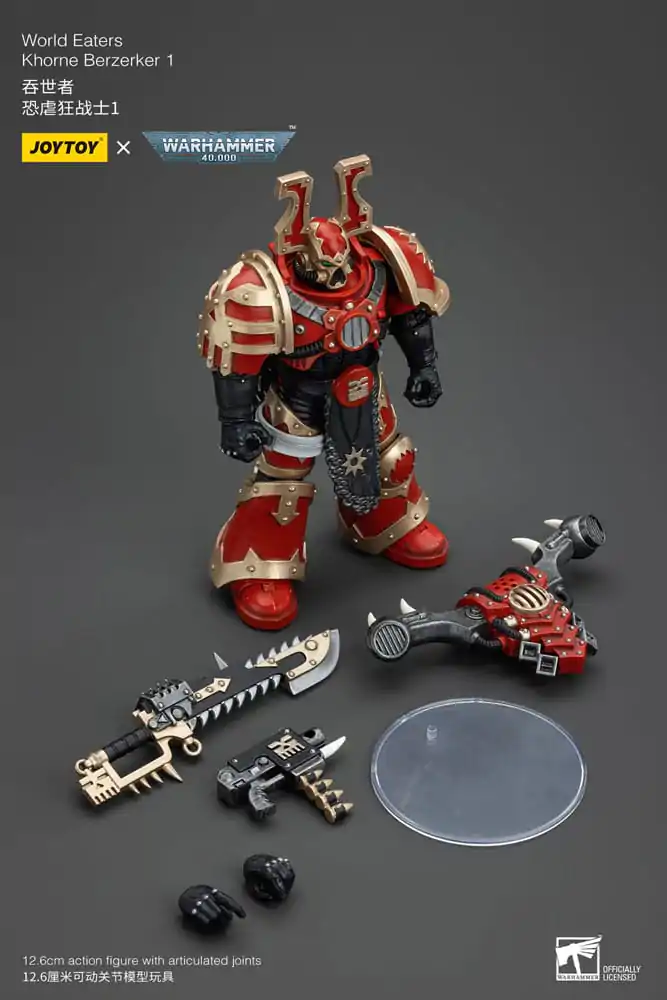 Warhammer 40k Actionfigur 1/18 World Eaters Khorne Berzerker 1 13 cm termékfotó