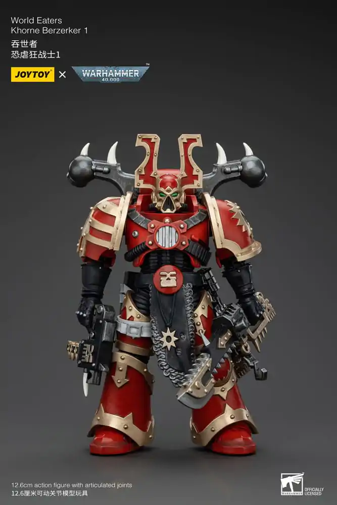 Warhammer 40k Actionfigur 1/18 World Eaters Khorne Berzerker 1 13 cm termékfotó