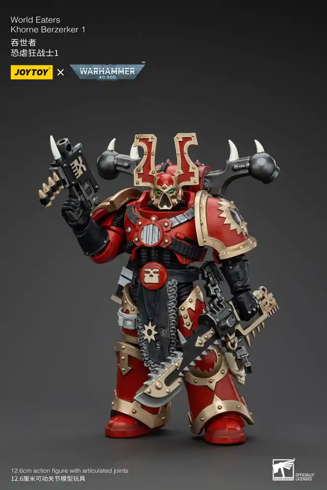 Warhammer 40k Actionfigur 1/18 World Eaters Khorne Berzerker 1 13 cm termékfotó