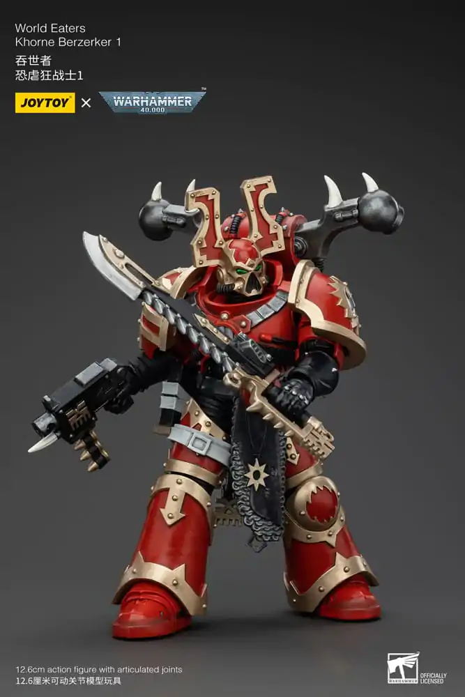 Warhammer 40k Actionfigur 1/18 World Eaters Khorne Berzerker 1 13 cm termékfotó