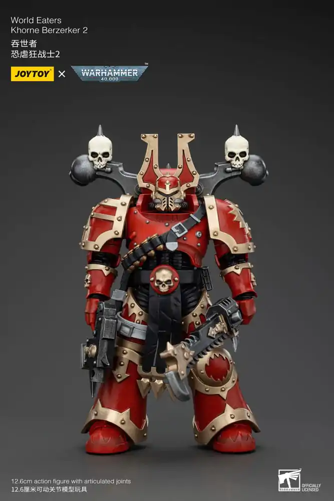 Warhammer 40k Actionfigur 1/18 World Eaters Khorne Berzerker 2 13 cm termékfotó