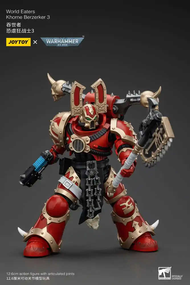 Warhammer 40k Actionfigur 1/18 World Eaters Khorne Berzerker 3 13 cm termékfotó