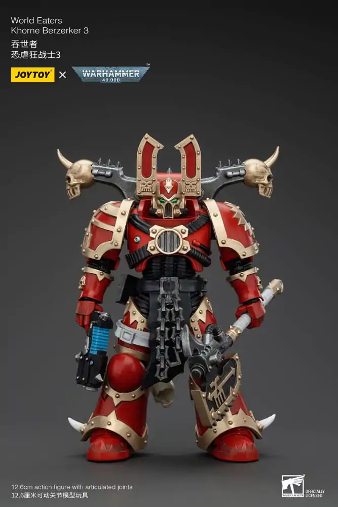 Warhammer 40k Actionfigur 1/18 World Eaters Khorne Berzerker 3 13 cm termékfotó