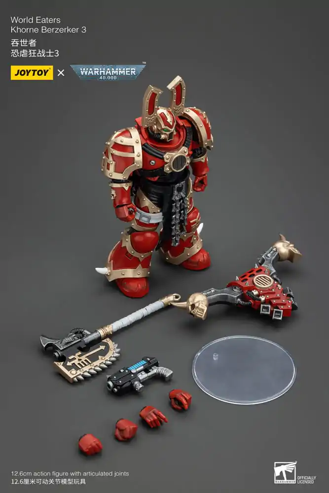 Warhammer 40k Actionfigur 1/18 World Eaters Khorne Berzerker 3 13 cm termékfotó