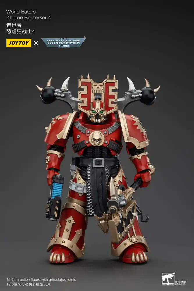 Warhammer 40k Actionfigur 1/18 World Eaters Khorne Berzerker 4 13 cm termékfotó