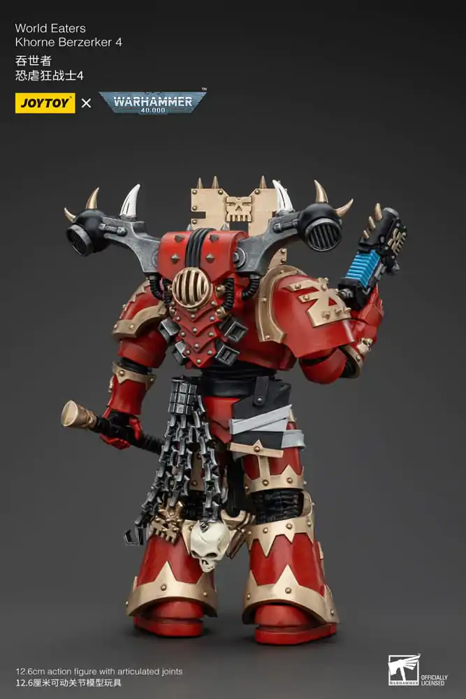 Warhammer 40k Actionfigur 1/18 World Eaters Khorne Berzerker 4 13 cm termékfotó